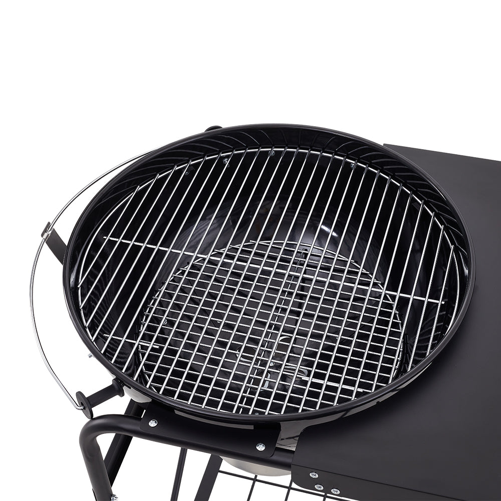 Heavy-Duty Chrome Cooking Grates for Grilling Meat and Vegetables – Charcoal Grill Interior
