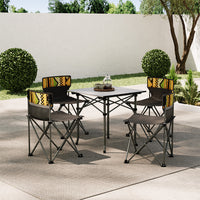 Lightweight Outdoor Camping Table Set with Benches – Easy to Set Up in Park or Campground