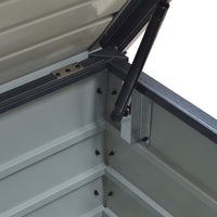 600L Metal Storage Box Lid Hinges and Support Mechanism – Weatherproof Outdoor Use