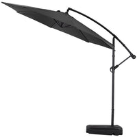 3M Garden Octagon Cantilever Parasol Umbrella with Base