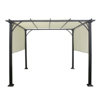 Freestanding 9.8 ft Patio Pergola with Adjustable Canopy – Outdoor Shade Structure