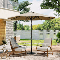3M Garden Sunshade Tilt Parasol Umbrella with Crank