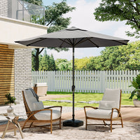 3M Garden Sunshade Tilt Parasol Umbrella with Crank