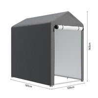 4x6ft galvanized metal shed dimensions – detailed size chart for outdoor storage planning