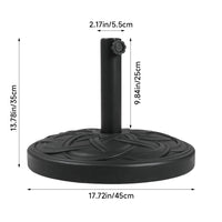 Heavy Duty Wind-Resistant Stable Outdoor Parasol Umbrella Stand