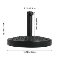 Heavy-Duty Outdoor Parasol Umbrella Stand with Non-Slip Support