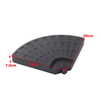 HDPE Water-or-Sand-Filled Parasol Base Cantilever Parasol Stand