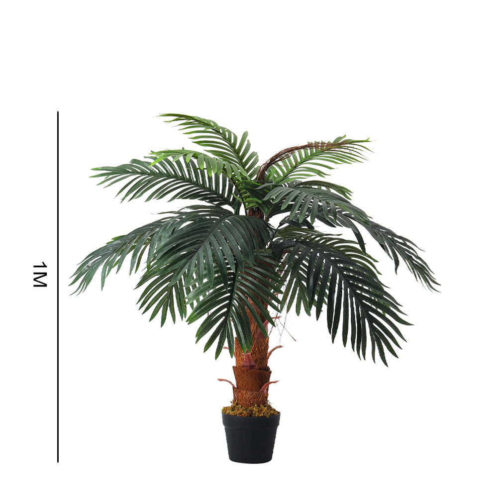 100CM Height Artificial Potted Plant Palm Tree with Pot