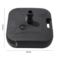 Heavy Duty Garden Parasol Base Fillable with Sand or Water