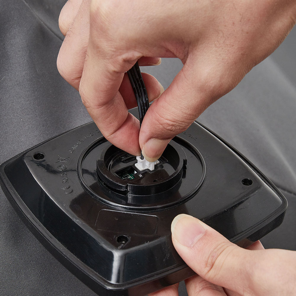 3M Garden Square Solar-Power LED Cantilever Parasol Umbrella