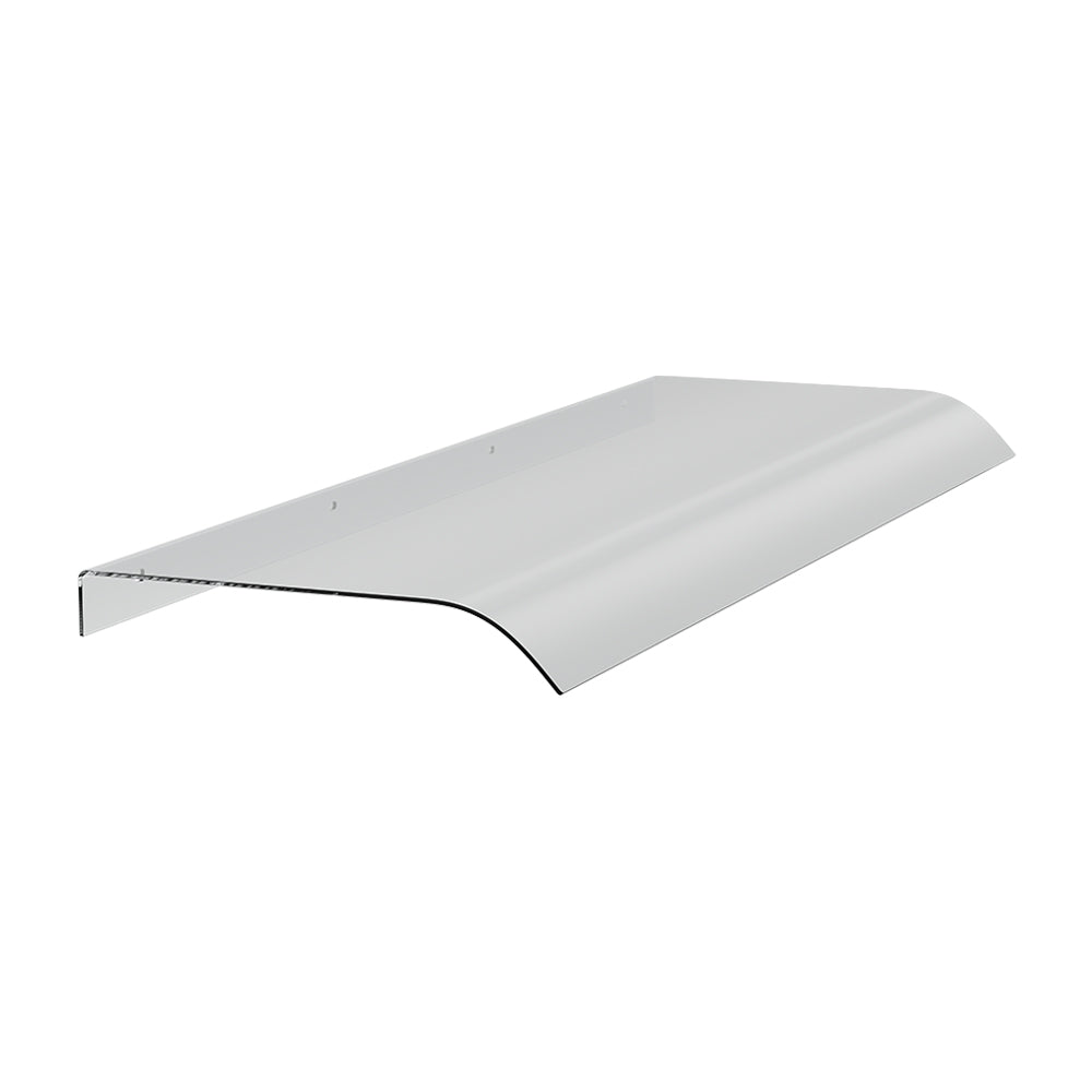 100cm Transparent Arc Awning for Windows and Doors – Outdoor Shelter with Polycarbonate Panel