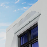 160cm Arc Transparent Window Door Awning Canopy – Modern Outdoor Shelter for Rain and UV Protection