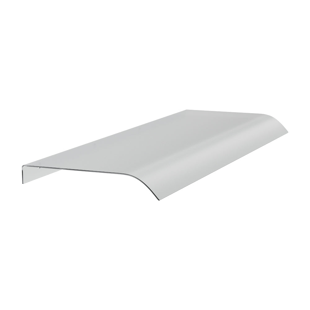 100cm Frosted Arc Awning Canopy for Windows and Doors – Durable Polycarbonate Shelter