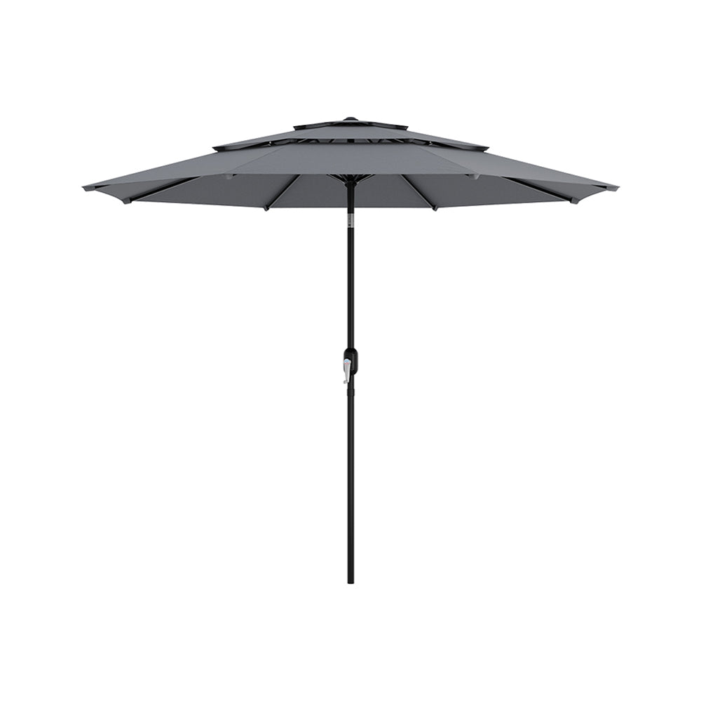 2.93M Garden 3 Tier Parasol Umbrella with Base