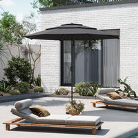 2.93M Garden 3 Tier Parasol Umbrella with Base