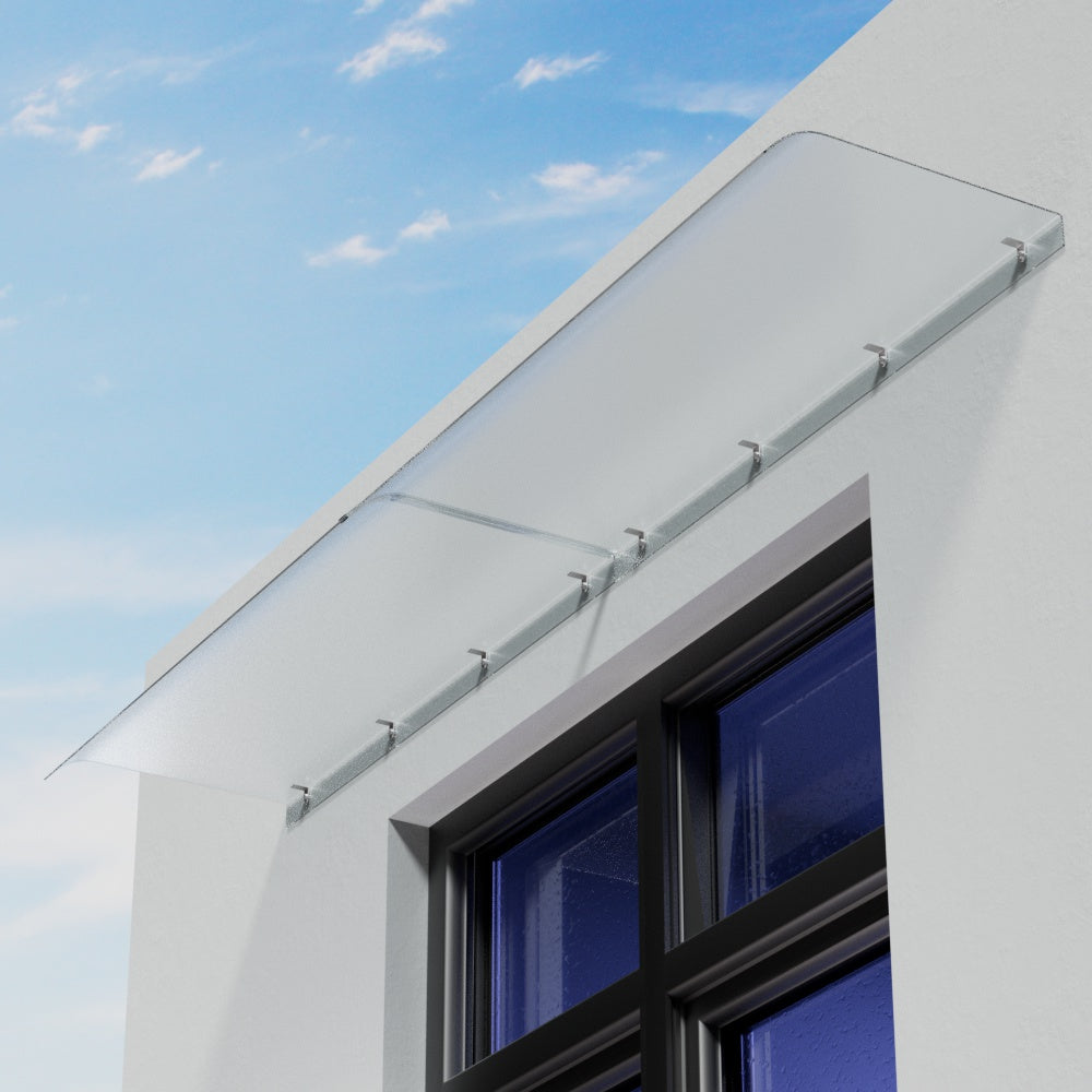 200cm Retractable Outdoor Canopy Awning – Adjustable Shade for Patio or Door Window