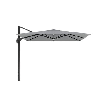 3M Garden Square Cantilever Parasol Umbrella with LED Lights
