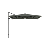 3M Garden Square Cantilever Parasol Umbrella with LED Lights