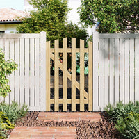 Spruce Wood Garden Gate Arched Top with T Hinges & Door Bolt