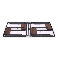 Folded Camping Table and Nested Stools – Compact Storage and Easy Transport Design
