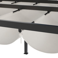 Close-up of 13x10ft Pergola Corner – Durable Aluminum Frame and Retractable Roof Details