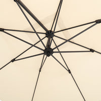 3M Garden Steel Square Cantilever Parasol Umbrella