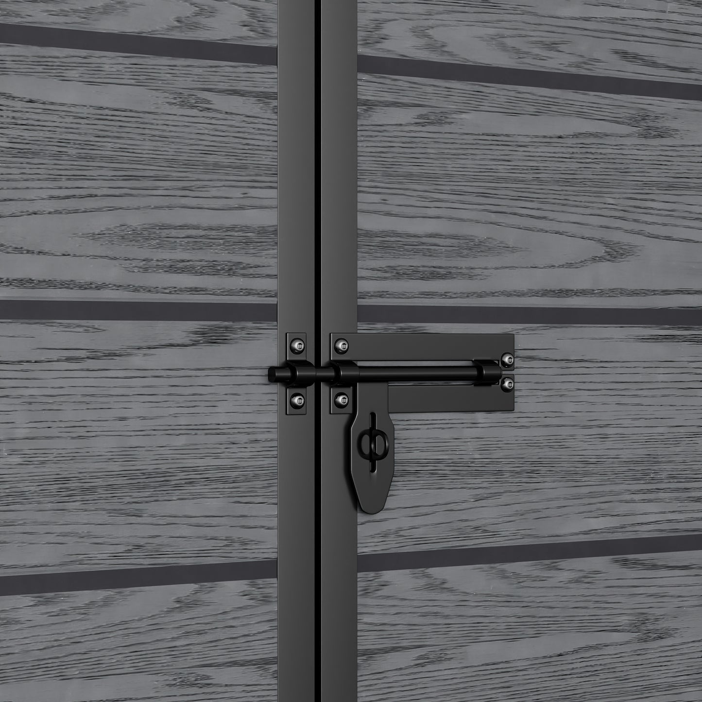 6/7x4ft Garden Storage Shed with Window Double Doors and Floor