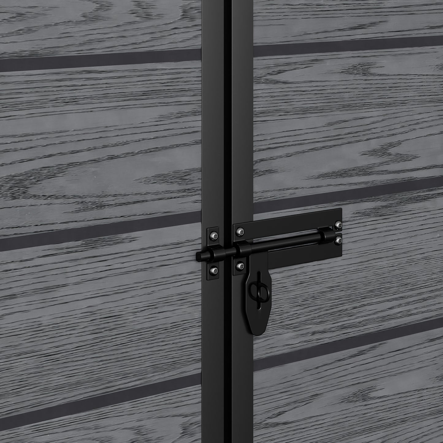 6/7x4ft Garden Storage Shed with Window Double Doors and Floor