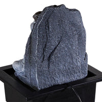 Buddha Tabletop Water Fountain Decor with LED Lights