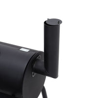 Chimney Detail of Charcoal Grill with Smoker – Efficient Heat and Smoke Ventilation