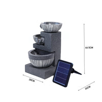 3-Tie Garden Rockery Bowls Fountain