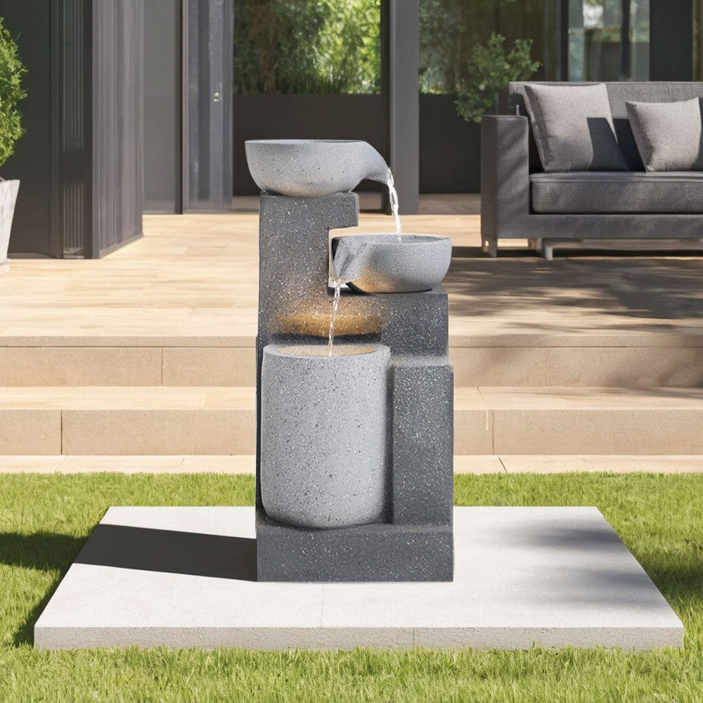 Garden Rockfall Cascading Fountain Water Feature