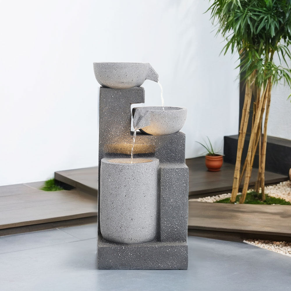 Garden Rockfall Cascading Fountain Water Feature