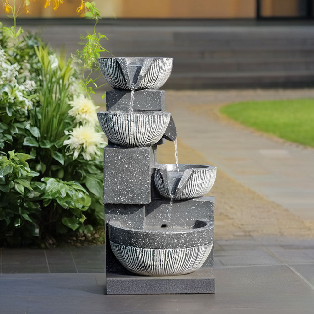 Garden Solar Nature Fountain with LED