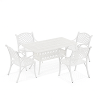 Garden Aluminium Patio Table and Seater Set