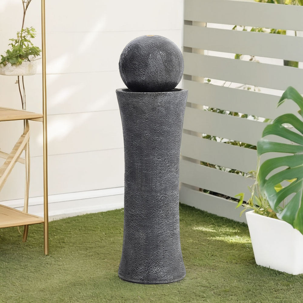 Garden Backyard Modern Cylindrical Water Polo Fountain