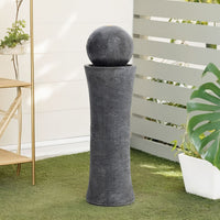 Garden Backyard Modern Cylindrical Water Polo Fountain