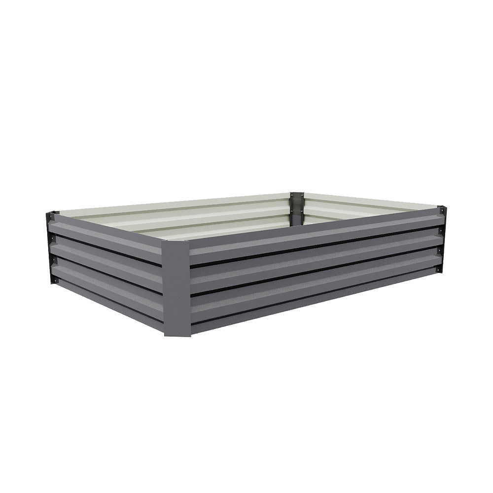 3.9x3ft Galvanised Steel Raised Garden Bed Outdoor Planter Box