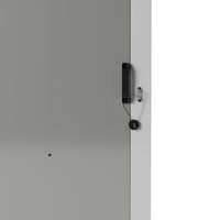 5x3FT Galvanised Metal Garden Shed With Pent Roof Lockable Door