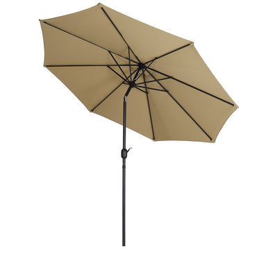 3M Garden Sunshade Tilt Parasol Umbrella with Crank