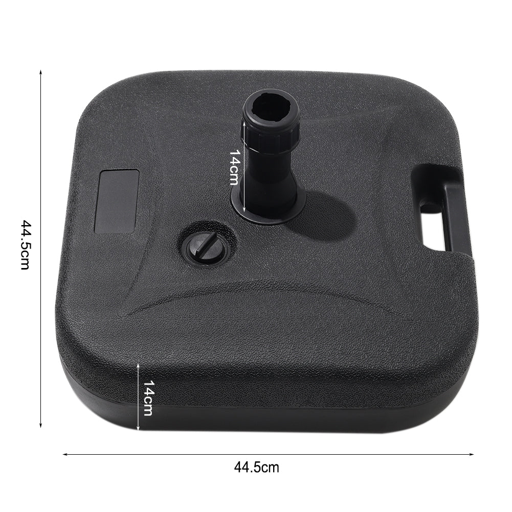 Khaki Garden Tilt Market Rectangular Parasol Umbrella