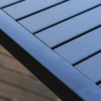 Grey Garden Iron Patio Set with 2 Benches