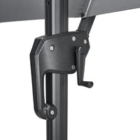 3M Garden Square Solar-Power LED Cantilever Parasol Umbrella