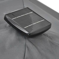3M Garden Square Solar-Power LED Cantilever Parasol Umbrella