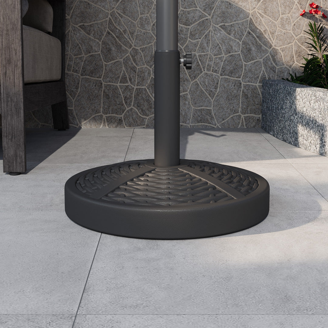 Heavy-Duty Outdoor Parasol Umbrella Stand with Non-Slip Support