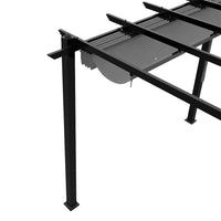 20x10ft Aluminium Gazebo Adjustable Canopy Waterproof Garden Patio Shade Shelter