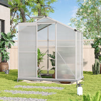 Aluminium Hobby Greenhouse with Window Opening With Base/Without Base