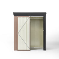 5x3ft Classic Metal Tool and Bike Shed – Secure Garden Storage with Lockable Doors