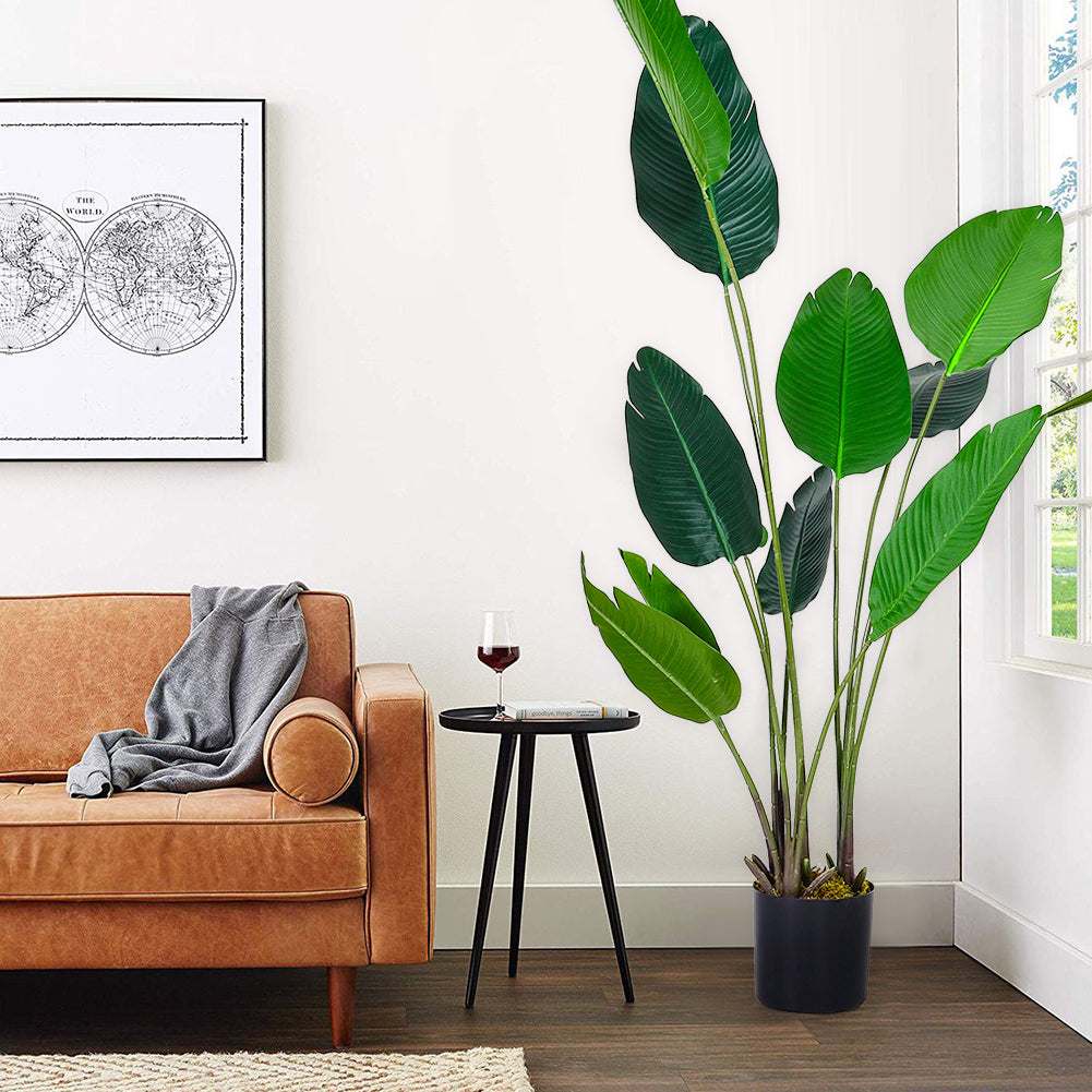 180cm Height Artificial Banana Tree Faux Plant Realistic Indoor Home Office Decor