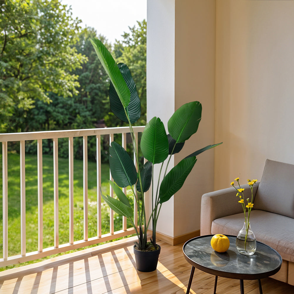 180cm Height Artificial Banana Tree Faux Plant Realistic Indoor Home Office Decor